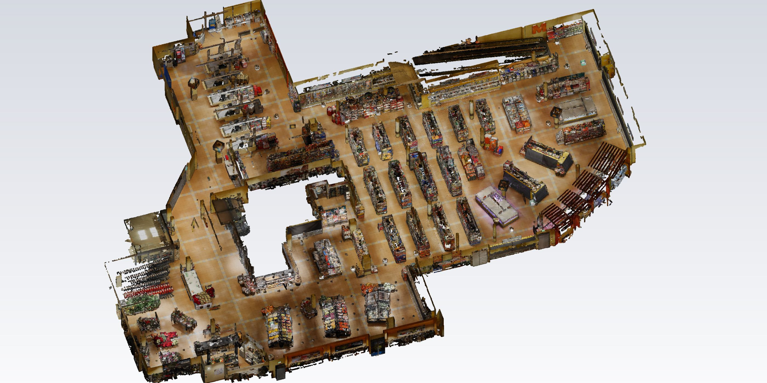 Geomatik Mobile Mapping Migros Punktwolke