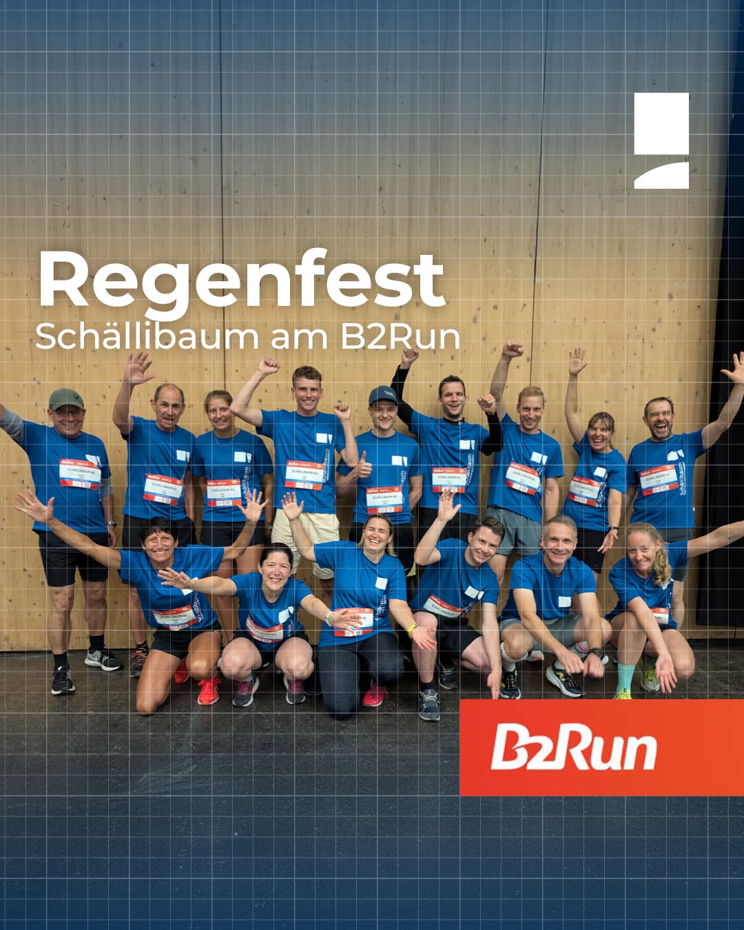 🏃‍♀️🏃Zum regelrechten Regenfest 💦 wurde der gestrige b2run… 😅 Schon vor dem Startschuss waren die Läufer im Startblock...