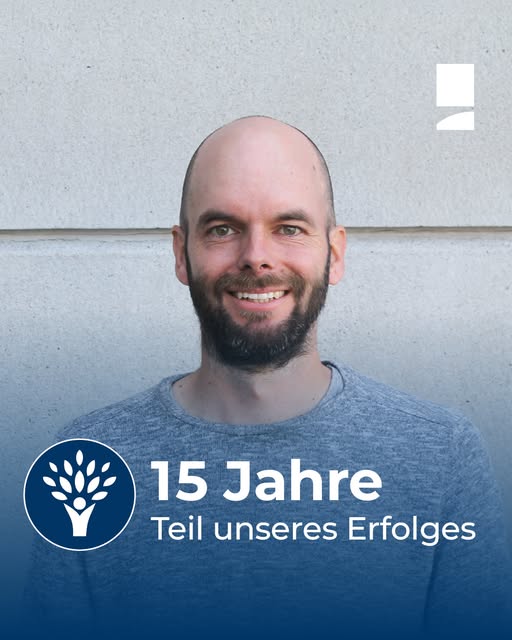 Wir gratulieren Stefan Peter ganz herzlich zu seinem 15-jährigen Firmenjubiläum!🍾🥂 
Stefan ist seit 15 Jahren Teil...