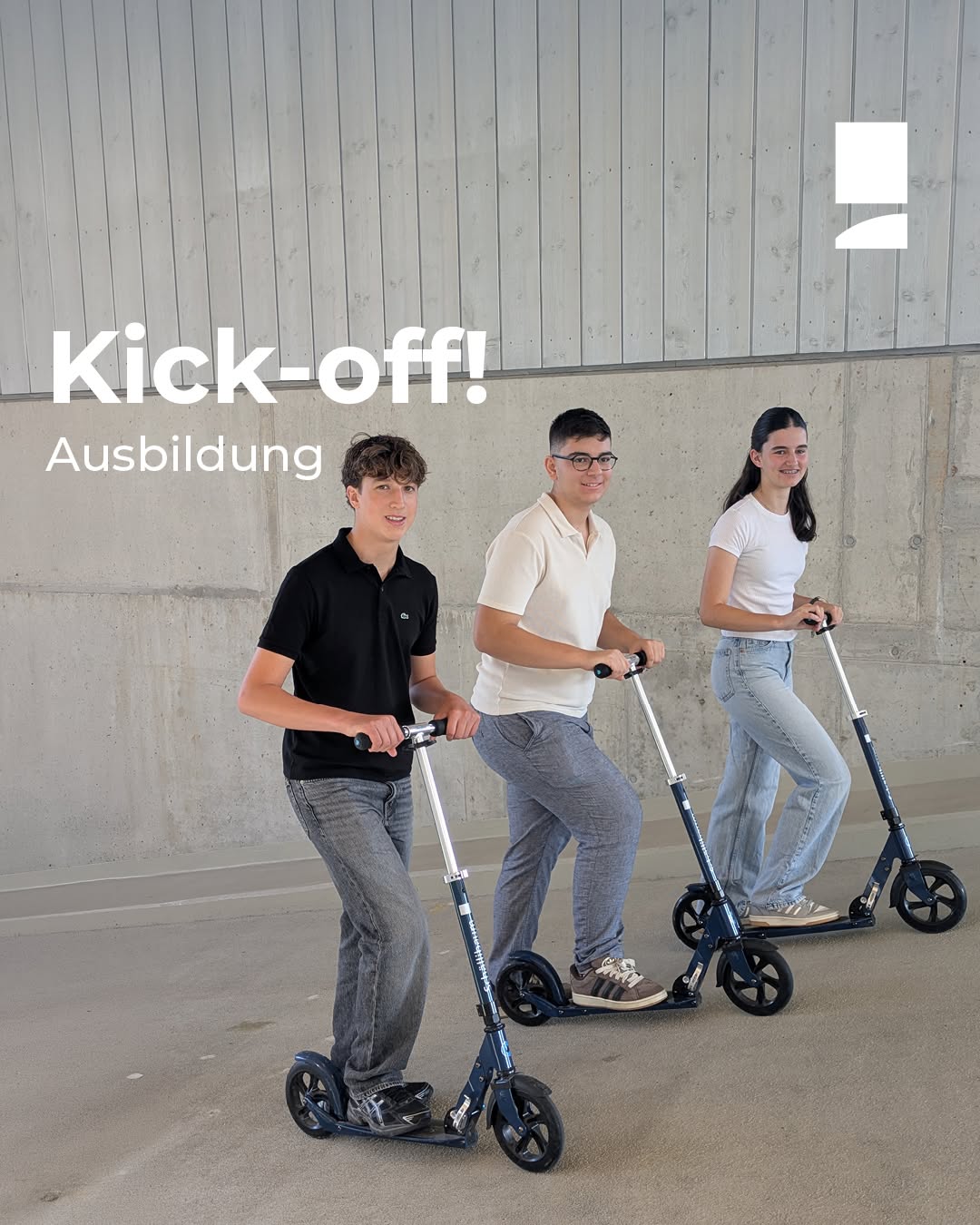 Kick-Off hiess es gestern Morgen für unsere drei neuen Lernenden, die ihre Ausbildung zum Zeichner bzw. zur Zeichnerin...