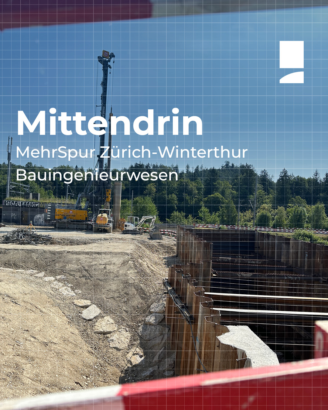 Die Vorarbeiten für das SBB-Grossprojekt MehrSpur Zürich-Winterthur laufen auf Hochtouren und wir sind dank unserer...