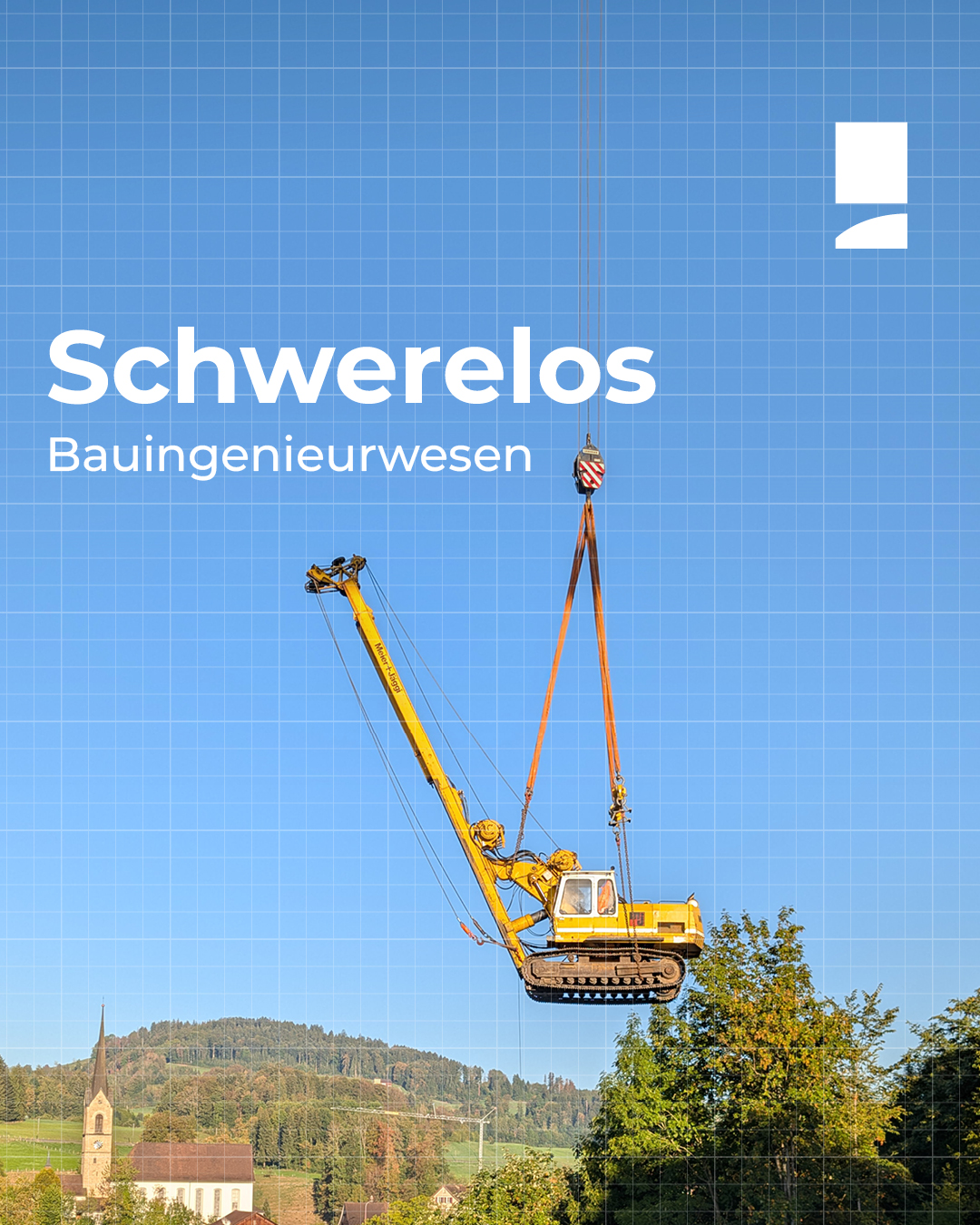 Schwerelos und jetzt mit Tiefgang im Einsatz 😅: Letzte Woche wurde in Lütisburg mit einem grossen 700 Tonnen Pneukran...